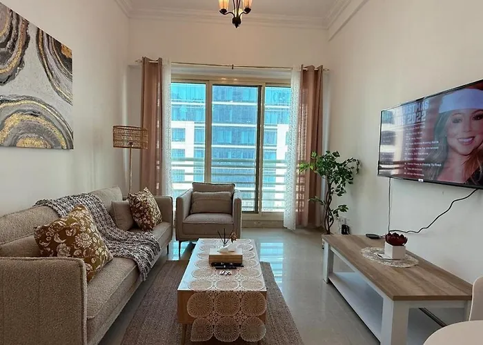 Stylish 1Br In Dubai Marina Near Beach And Metro