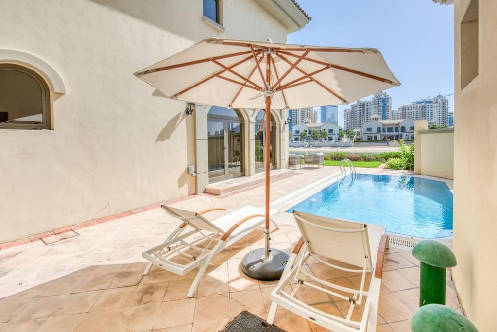 Villa Sol Living - Chic 5br Garden W/pool & Beach In Palm Jumeirah *