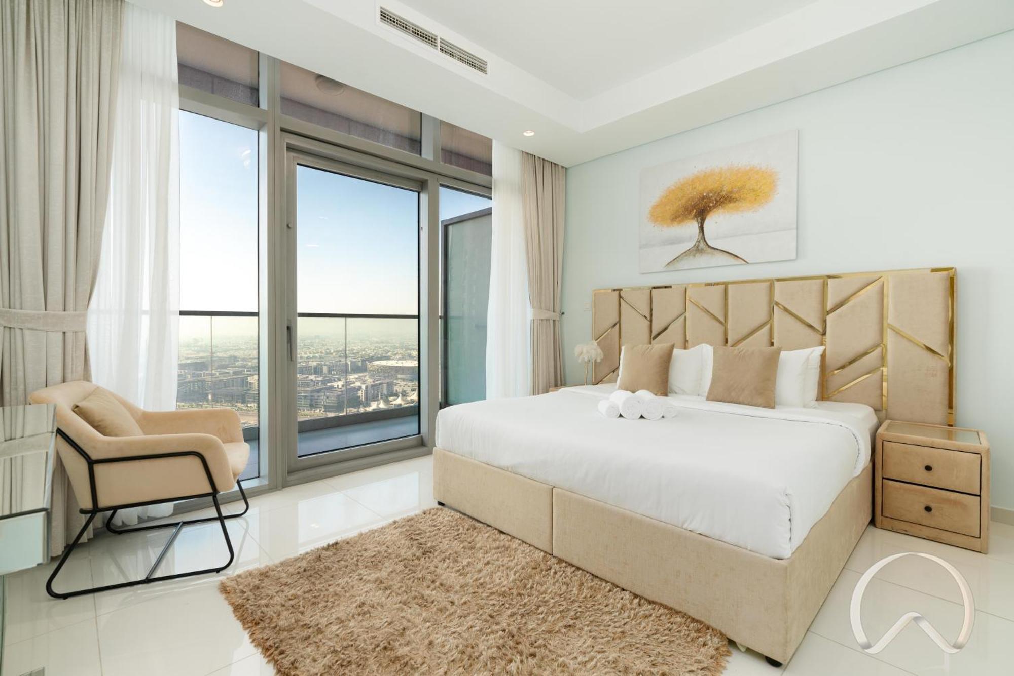 Oraya - Paramount Midtown Luxurious 2br With Sea View Apartment Dubai