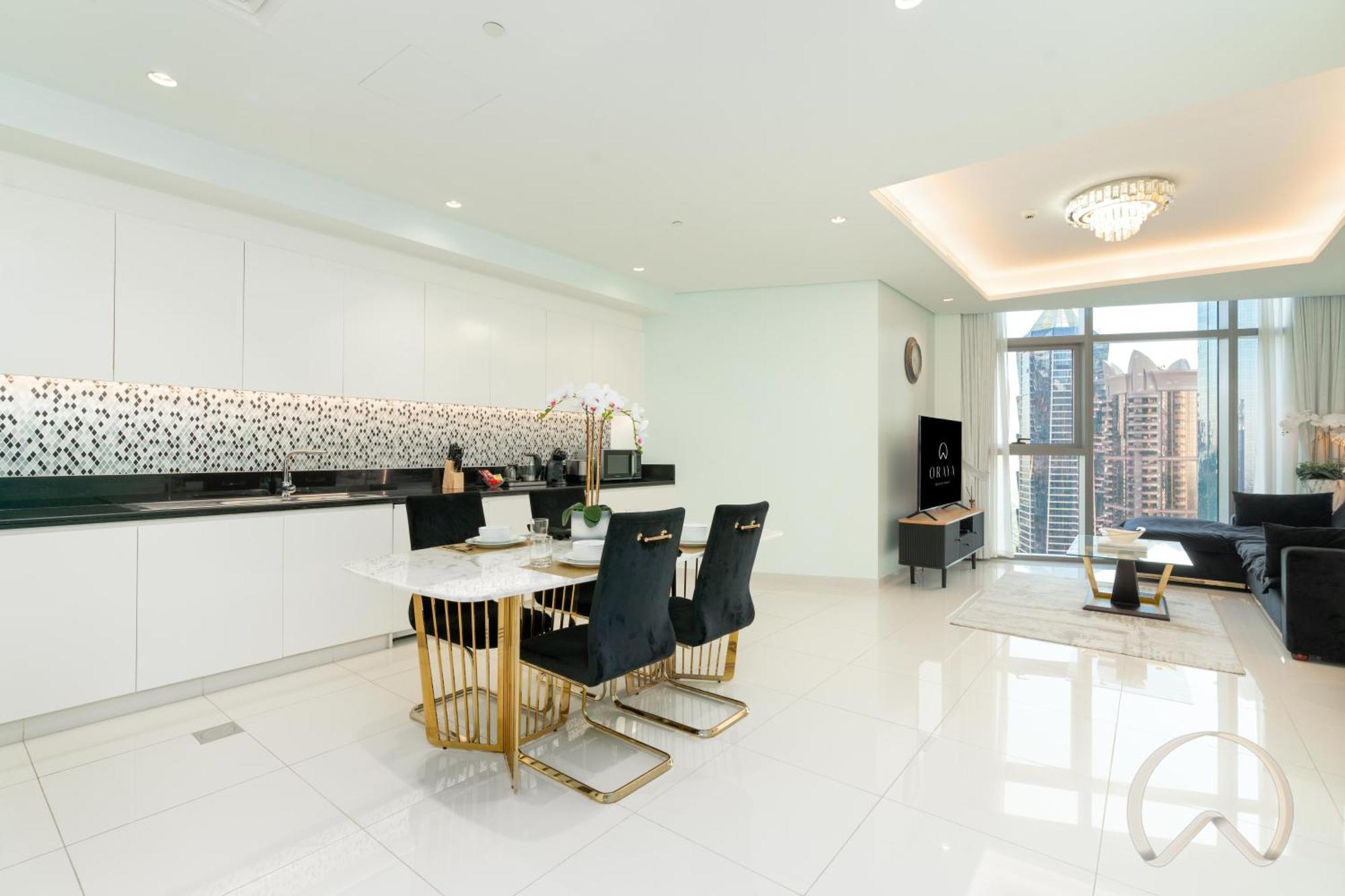 Oraya - Paramount Midtown Luxurious 2br With Sea View Apartment Dubai
