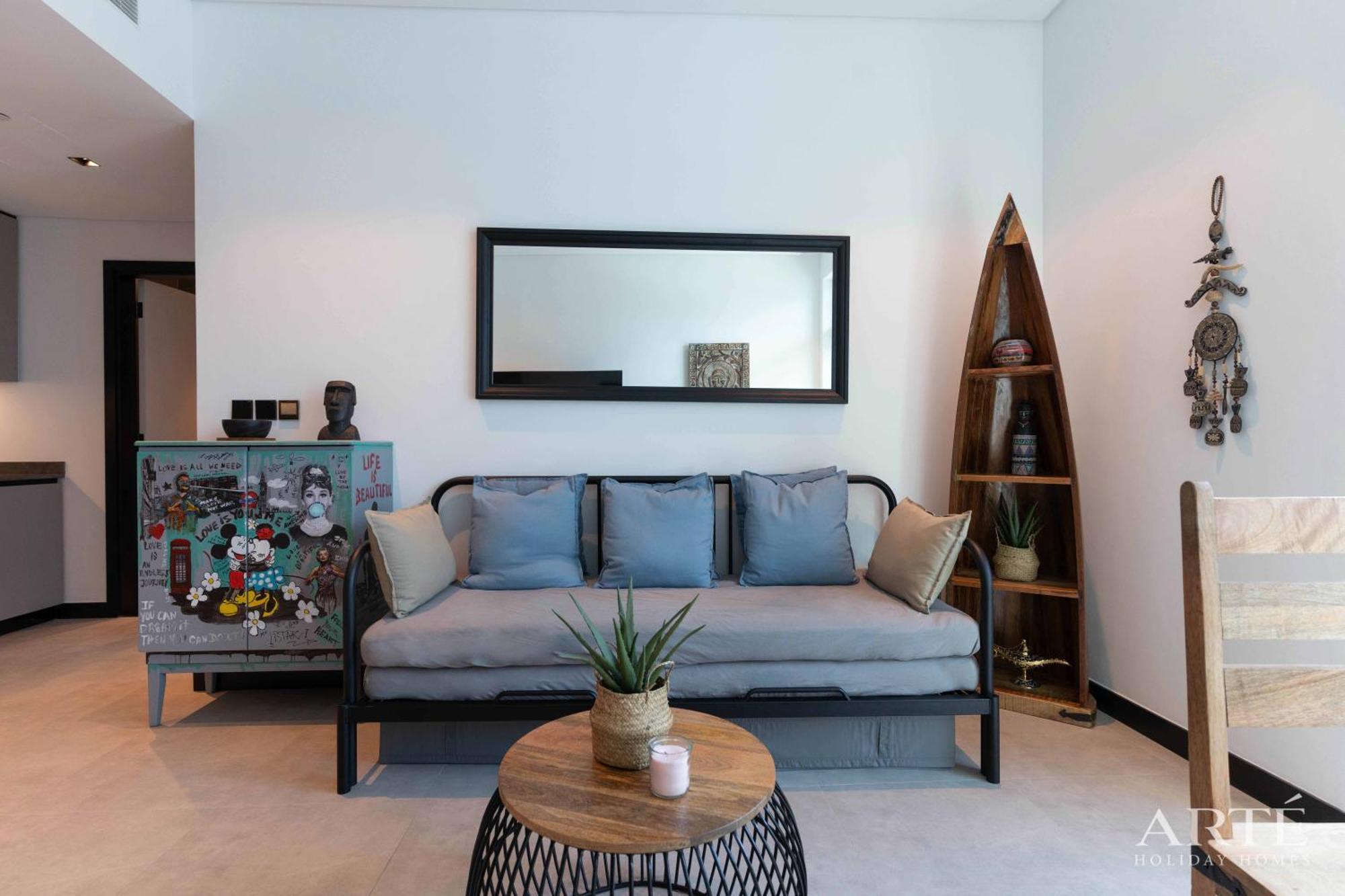 Arte - 1 Br: Artistic Wood Decor 10% Off. Apartment Dubai