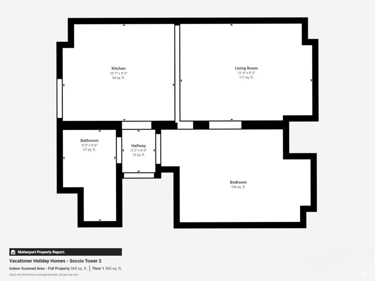 Socio Tower 2 - Neat One Bedroom