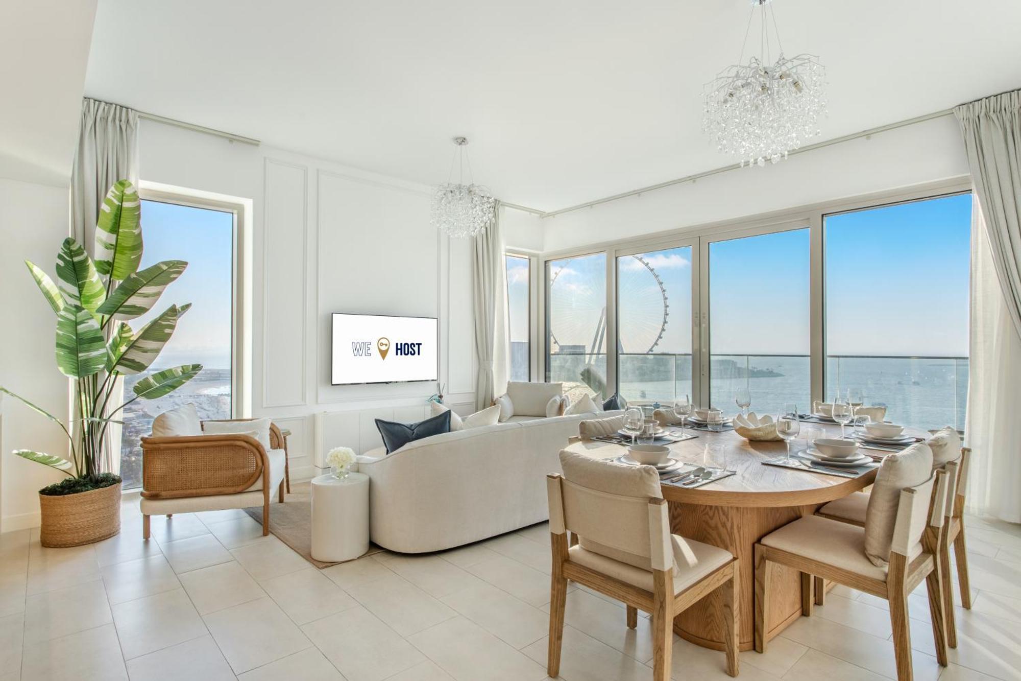 Seaside In The Sky Three Bedroom With Maid Full Sea View Apartment