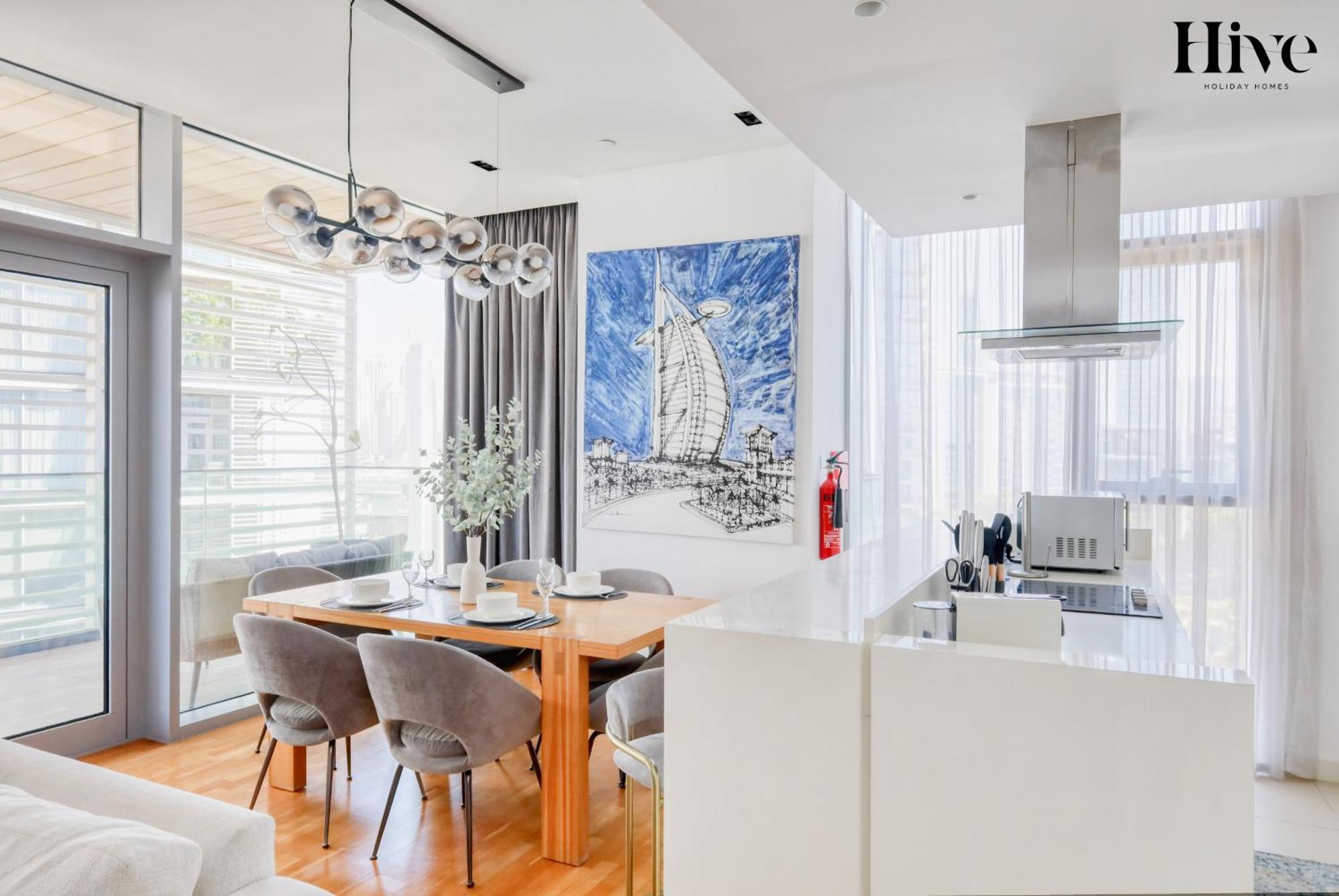 Beautiful 2 Bed In Bluewaters 10 Apartment