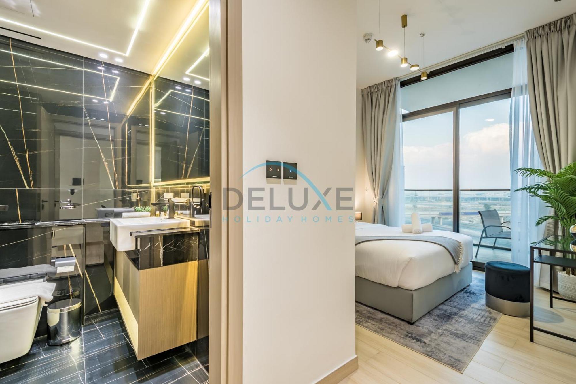 Chic 1br In Binghatti Luna By Deluxe Homes Dubai