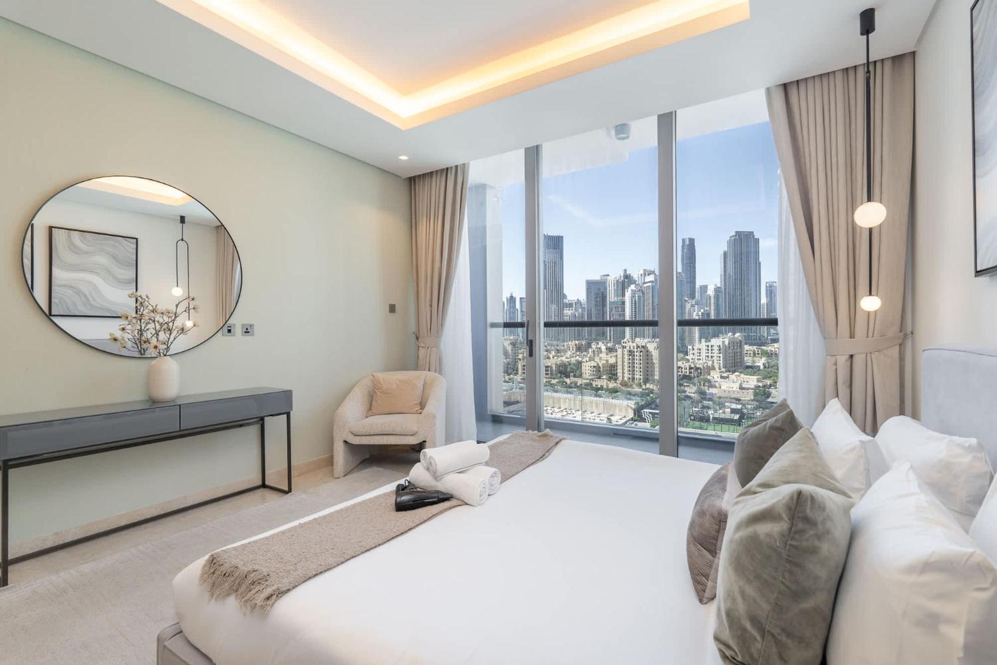Apartment 3 Bedroom In Sterling West With Full Burj Khalifa Views