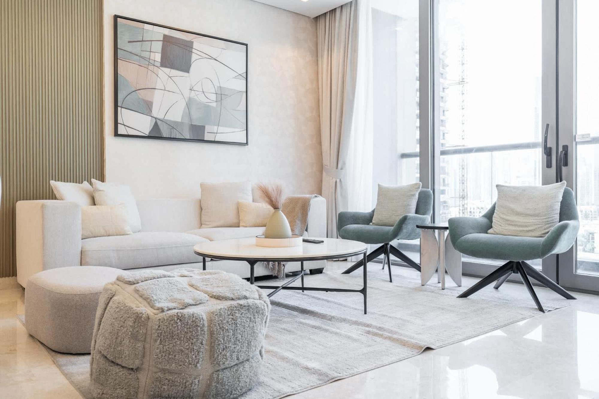 3 Bedroom In Sterling West With Full Burj Khalifa Views Apartment *