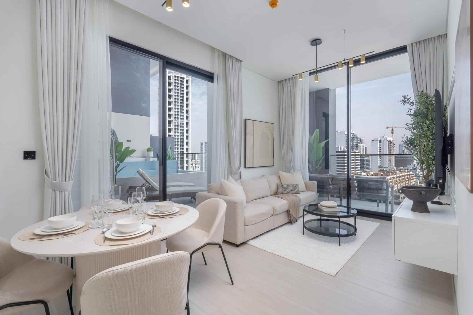 Tranquil 2 Bedroom In Binghatti Onyx With A Private Pool And View Apartment *