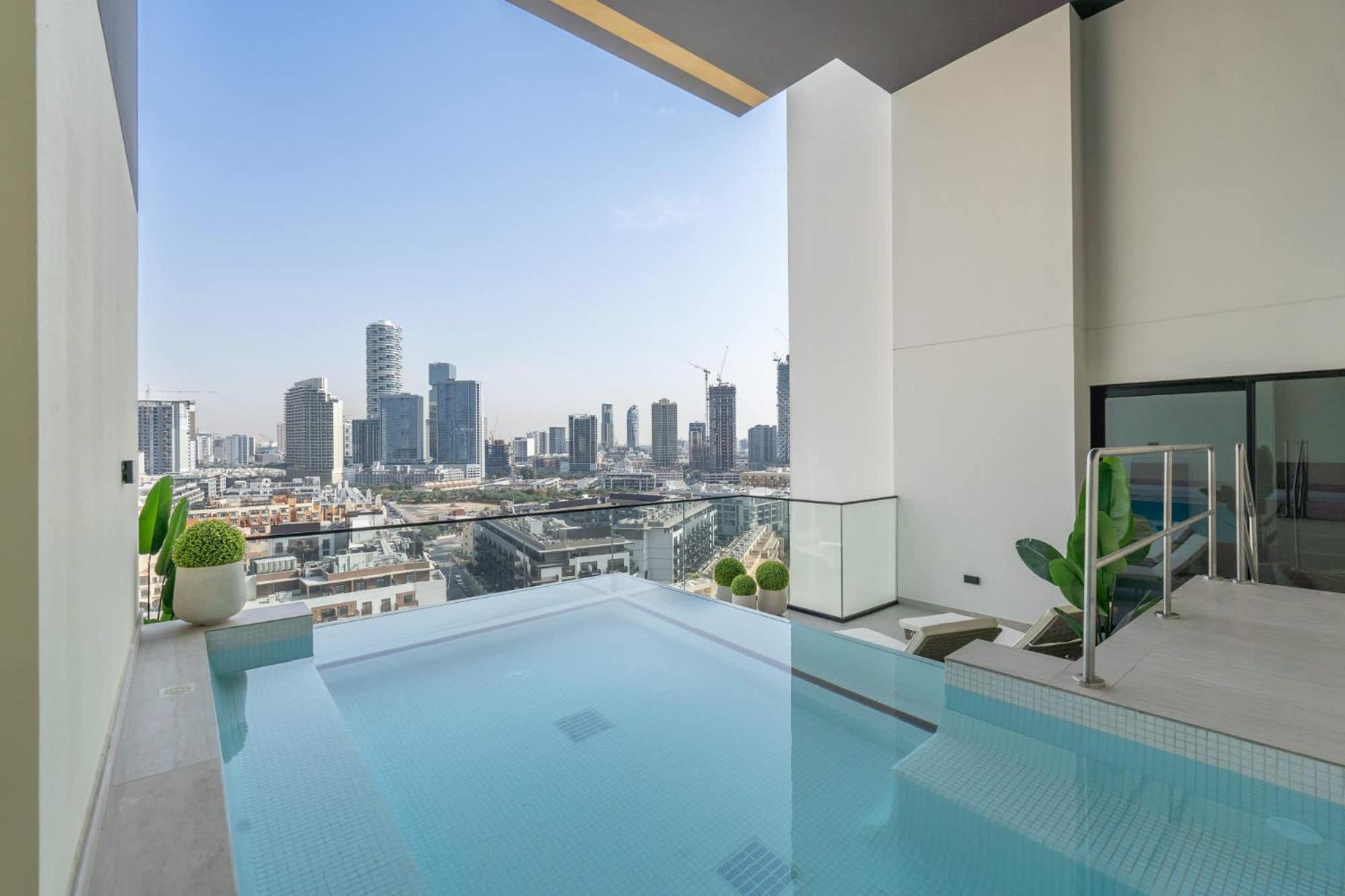 Tranquil 2 Bedroom In Binghatti Onyx With A Private Pool And View * Dubai