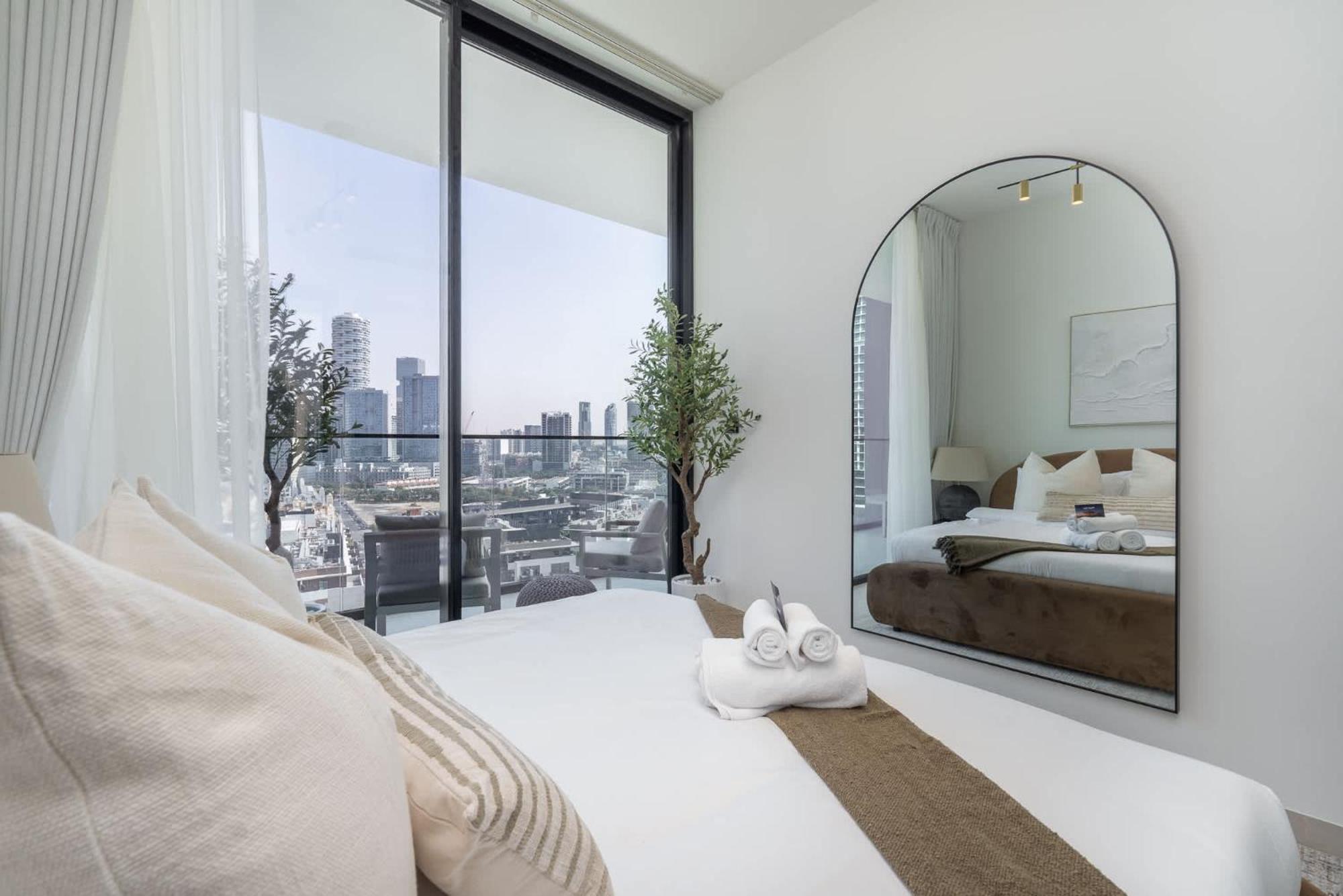 Tranquil 2 Bedroom In Binghatti Onyx With A Private Pool And View * Dubai