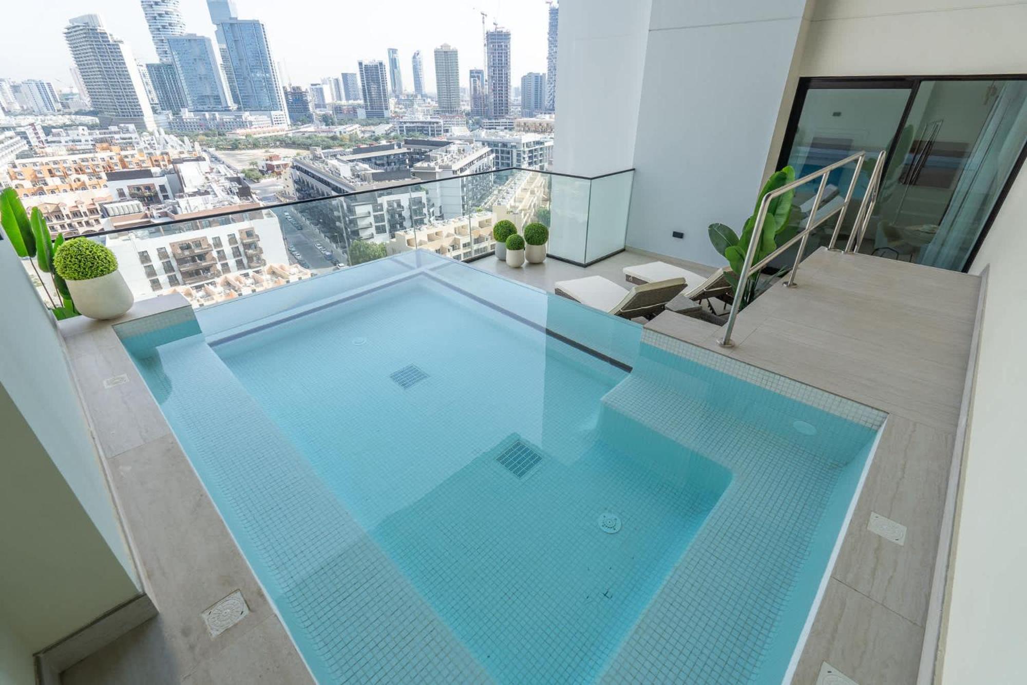 Tranquil 2 Bedroom In Binghatti Onyx With A Private Pool And View Apartment *