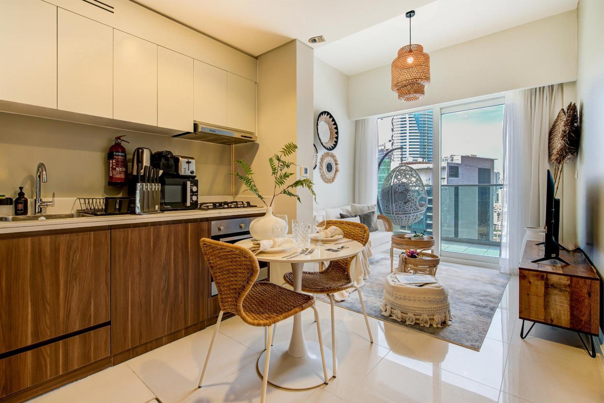 Apartment Burj Khalifa View Boho - Downtown *
