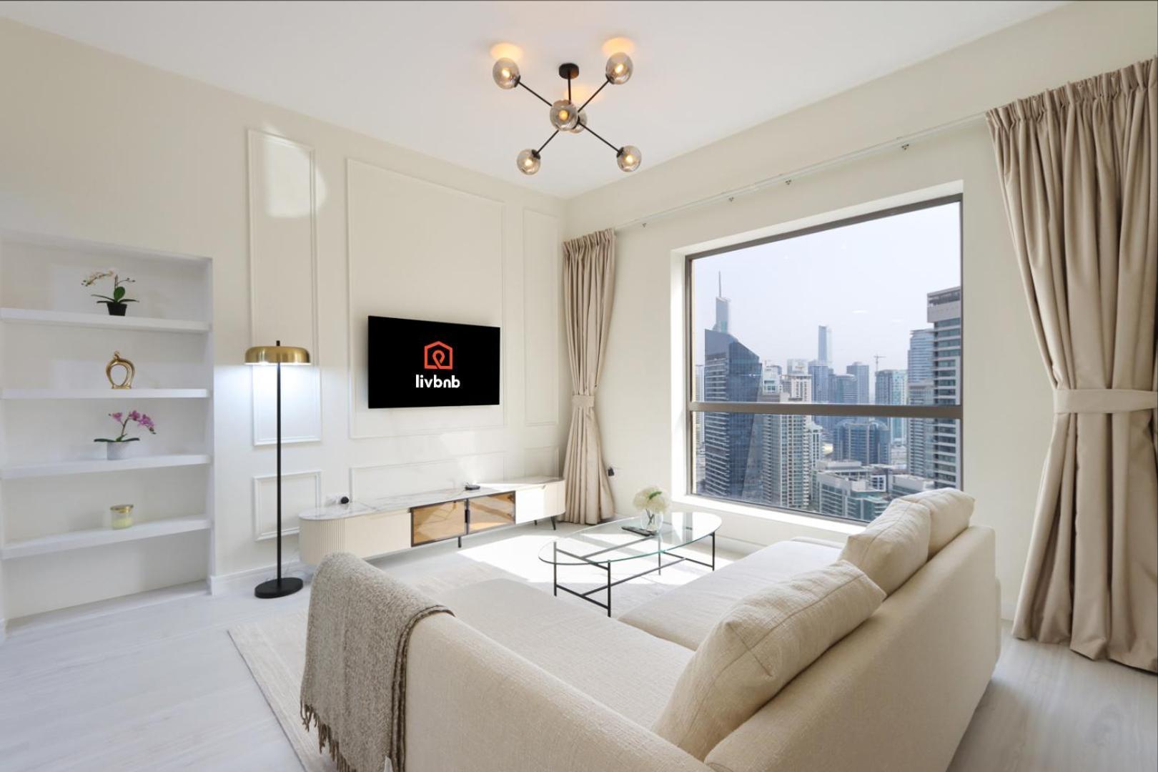 Livbnb - Upgraded 1bhk With Stunning Marina Views Apartment *