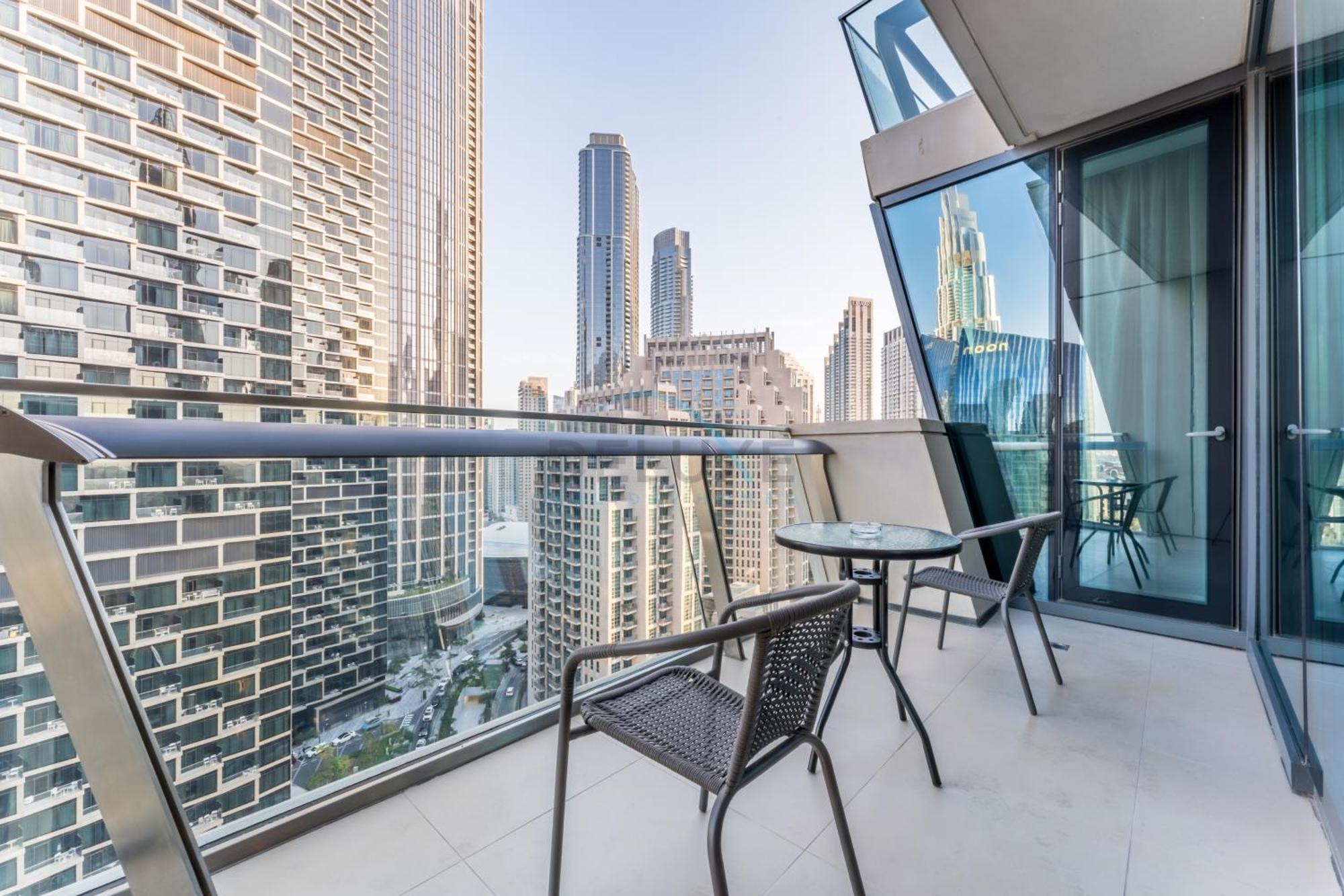 Burj Khalifa And Views 2br With Balcony, Burj Vista Tower 2, Downtown By Deluxe Homes