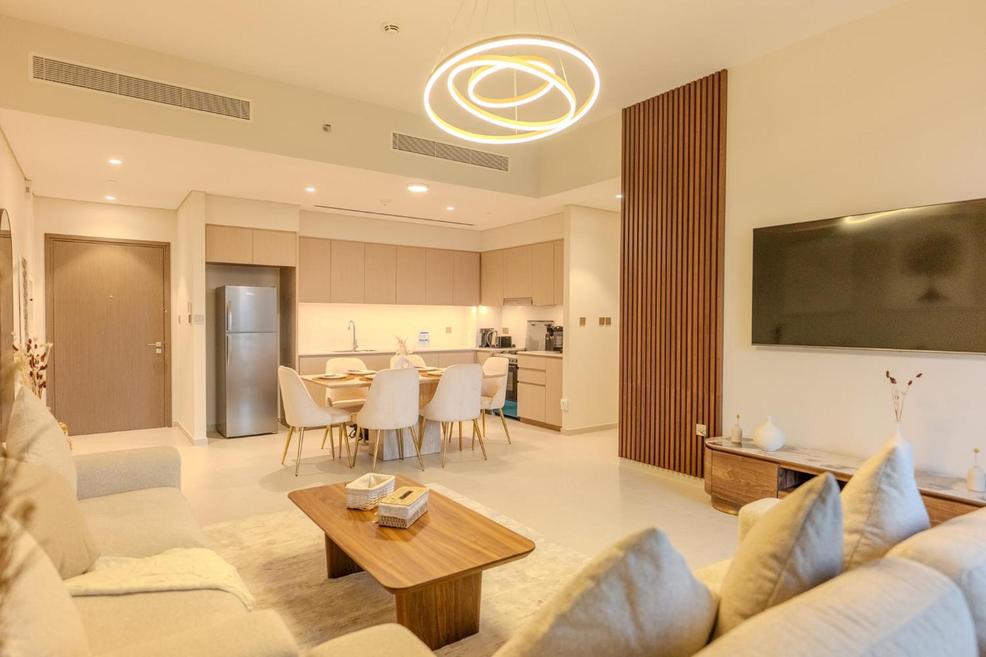 Apartment 60th High Floor - Full World Islands, Downtown And Ocean View - High Quality Design And Furniture - 2 Bedroom Dubai
