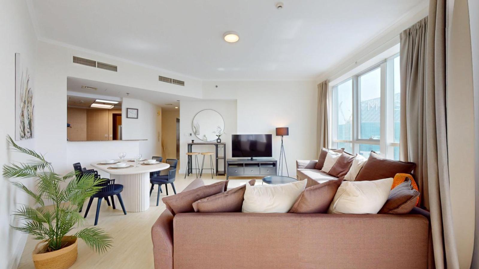 Torch Tower - Minimalistic Two Bed With Views Apartment Dubai