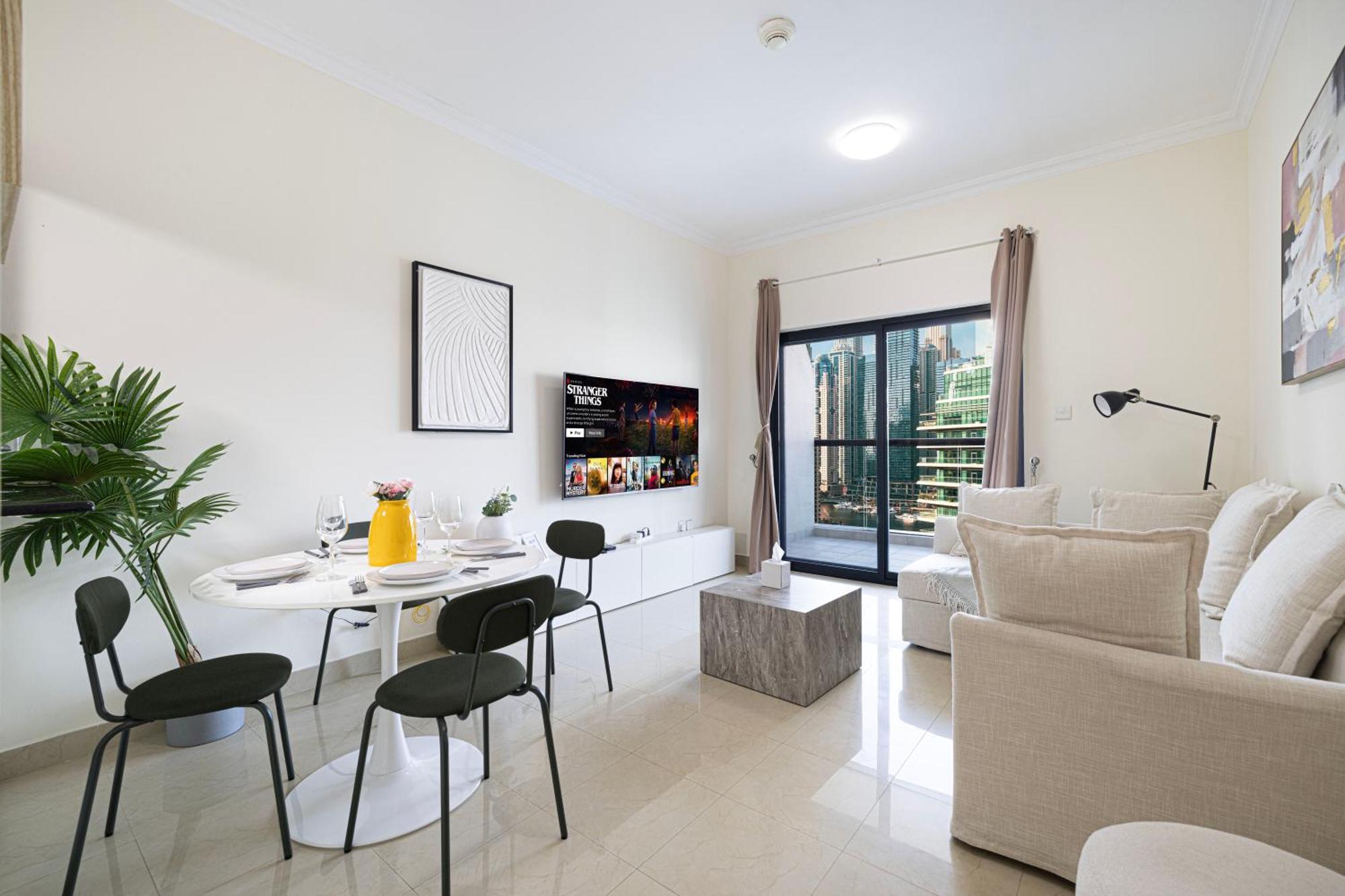 Perfect - 1bedroom With Full Marina View Apartment *