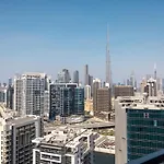 Studio In Downtown With Burj Khalifa And City View