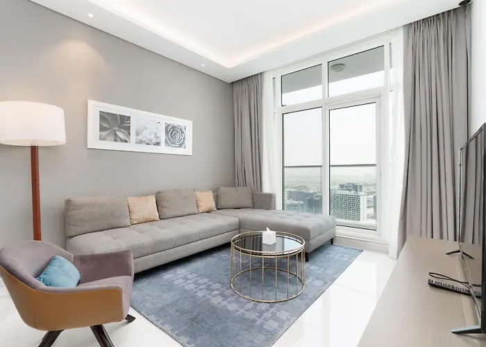 White Sage - Condo With Incredible Canal And Burj Khalifa Views
