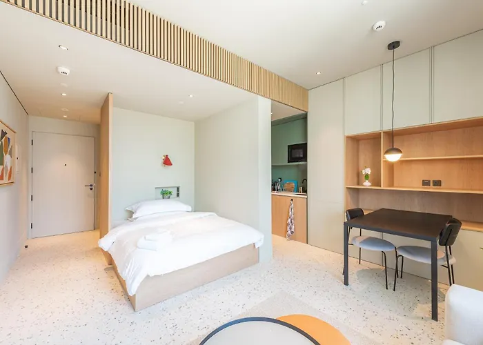 Executive Studio At Upside Living, Business Travel Ready