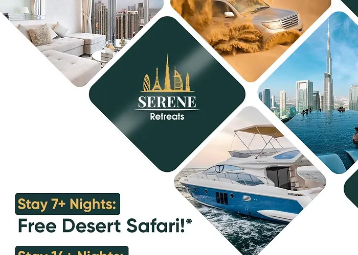 Serene Retreats Paramount Two Bedroom Suite 3 With Burj View