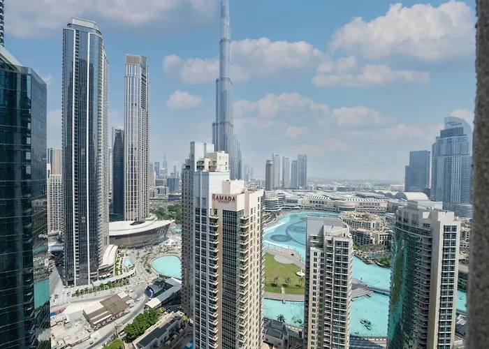 Cosy 2 Bedroom With A Burj Khalifa View