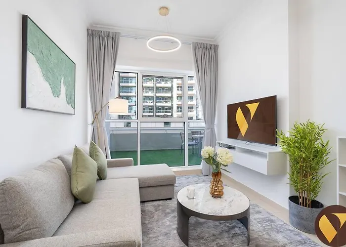 Vogue With Big Terrace And Full Canal View, Partial Burj Khalifa View Located Business Bay, Marasi Drive - Mayfair Residence