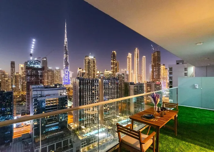 2Br W Huge Terrace & Full Burj Khalifa View