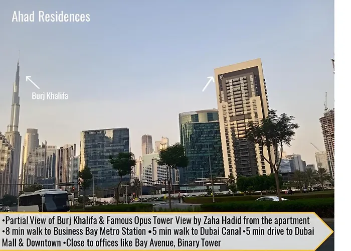 Ahad Residences Studio- 15Mins Walk To Dubai Mall