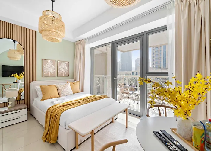 Silkhaus Modern Studio With Burj Khalifa View