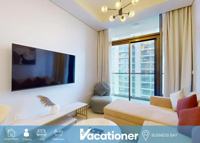 Aykon Tower - Calm One Bed In Business Bay