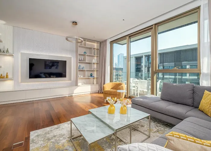 Lush 2 & Half Br In City Walk With Burj Khalifa View