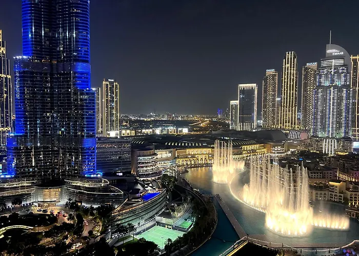 Downtown Luxury - Full Burj Khalifa & Fountain Views - 5 Minutes Walk To Dubai Mall