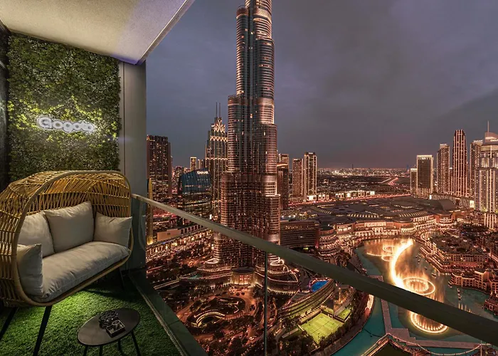 Luxury Burj And Fountain View 5 Min To Dubai Mall
