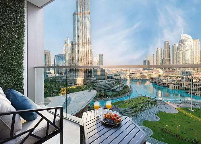 New Burj Khalifa And Fountains View Luxury Apt