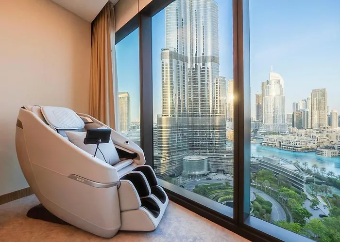 Venetian - Luxury Living Burj Khalifa View & Massage Chair