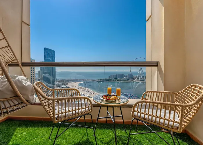 Luxury Dubai Eye View Living - Beach Access I Marina Walk