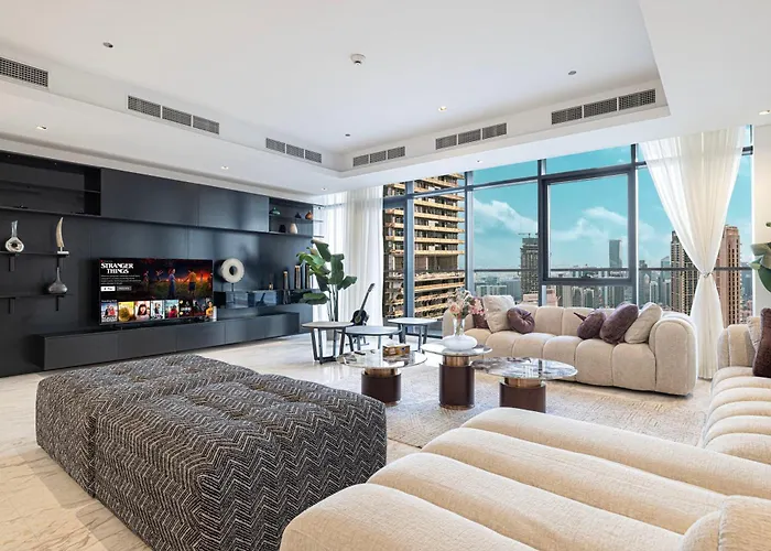 Luxe 6Br Penthouse With Burj View & Private Cinema