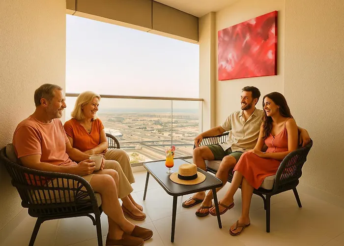 Luxury Stay At Aykon Tower - City Views