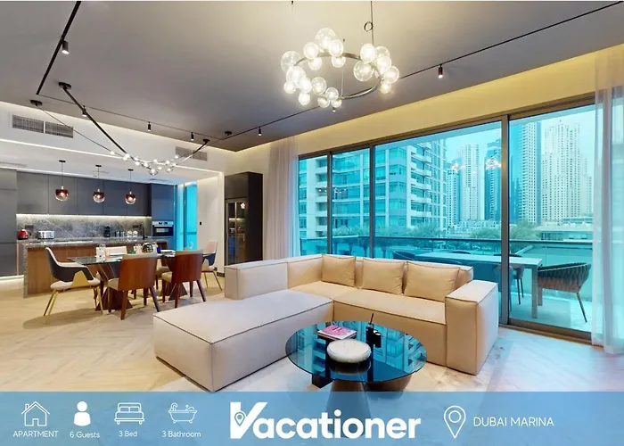 Azure Residence - Magnificent Three Bed In Marina