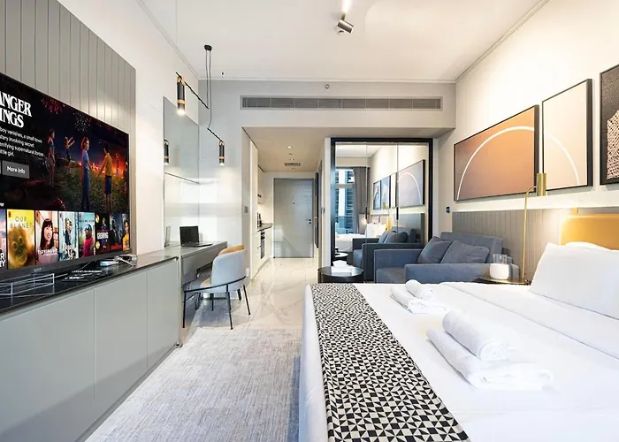 Cosy Studio, 7-Min Walk Burj Khalifa And Dubai Mall