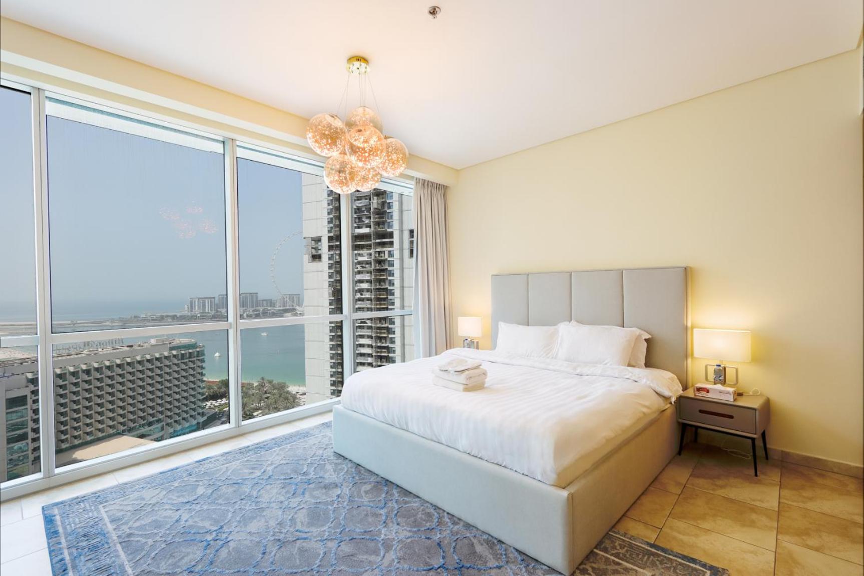 Apartment Heart Of Jbr - Al Fattan Marine Tower 3 Bedroom En-suite Maid With Sea View