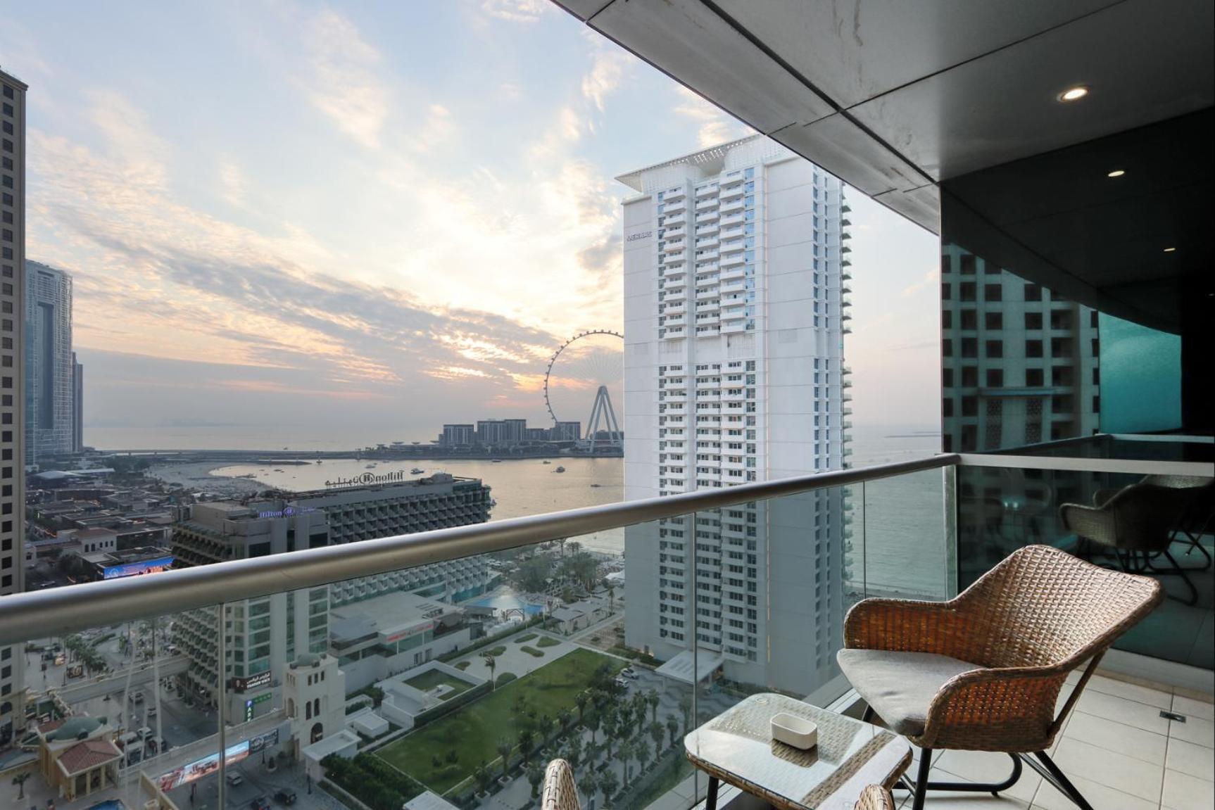 Heart Of Jbr - Al Fattan Marine Tower 3 Bedroom En-suite Maid With Sea View Apartment Dubai