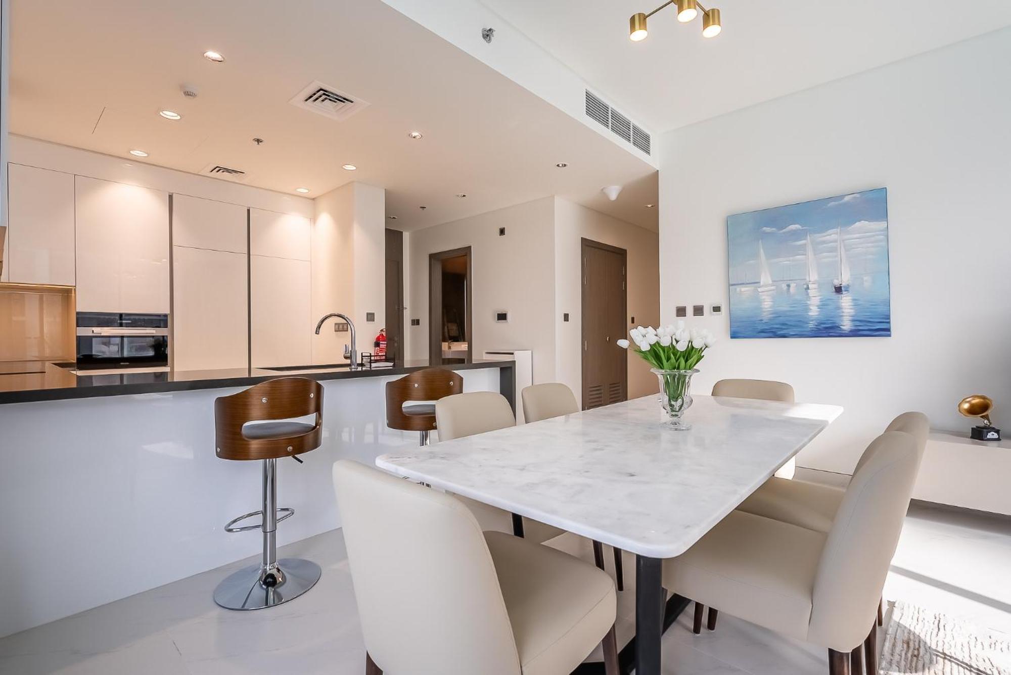 3bdr With Maid I District One I Lagoons View * Dubai