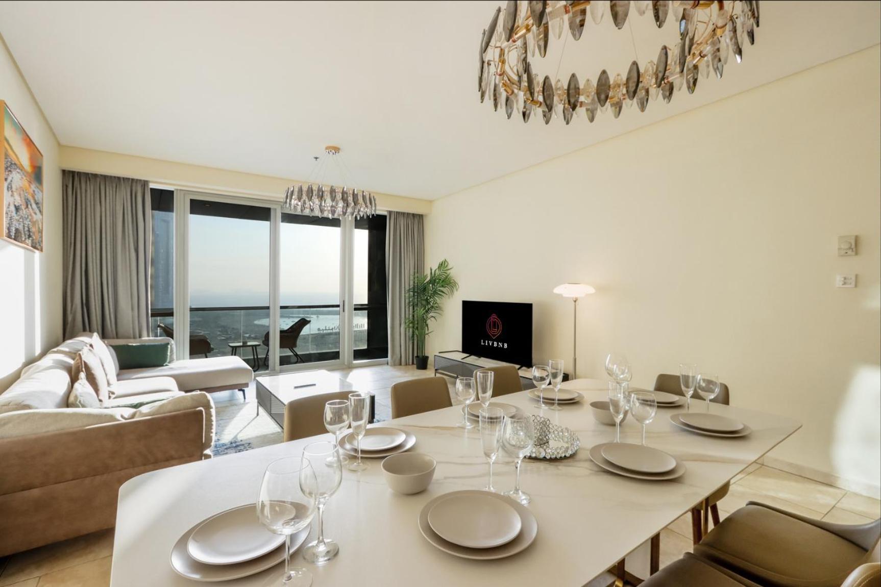 Apartment Heart Of Jbr - Al Fattan Marine Tower 3 Bedroom En-suite Maid With Sea View