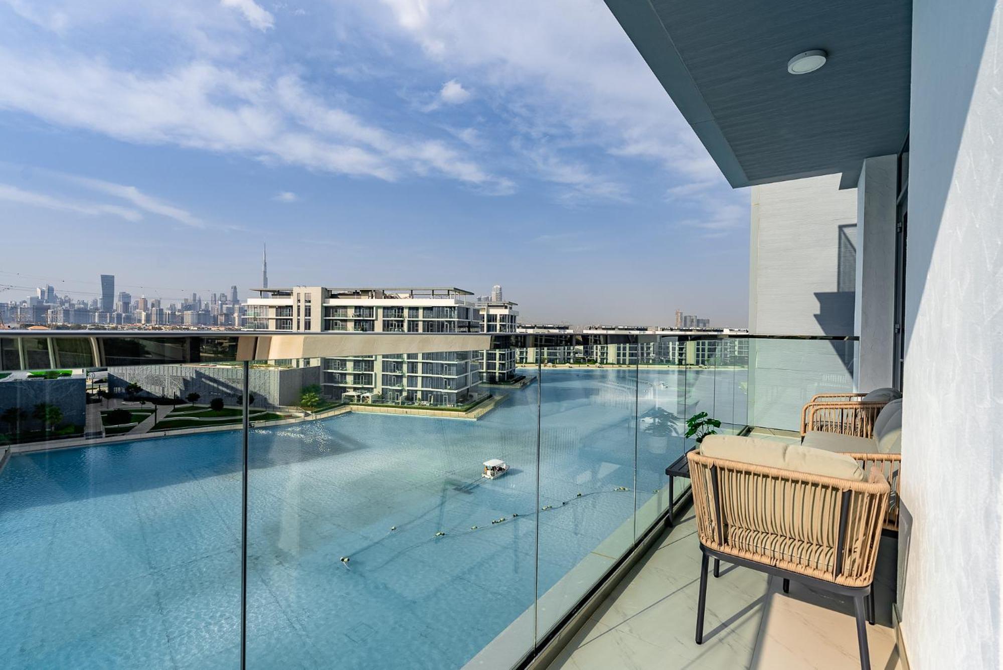 3bdr With Maid I District One I Lagoons View Dubai