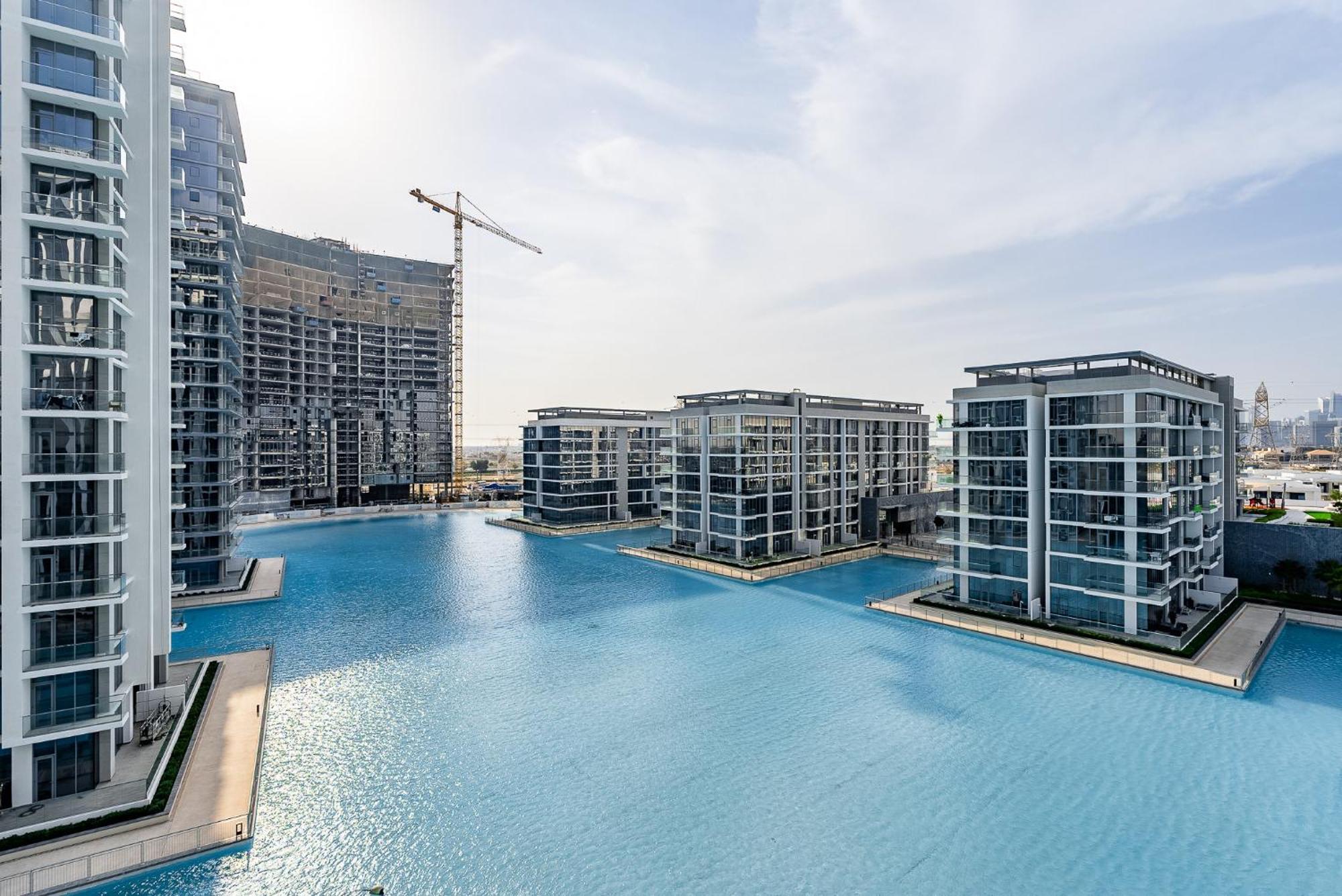 3bdr With Maid I District One I Lagoons View Dubai