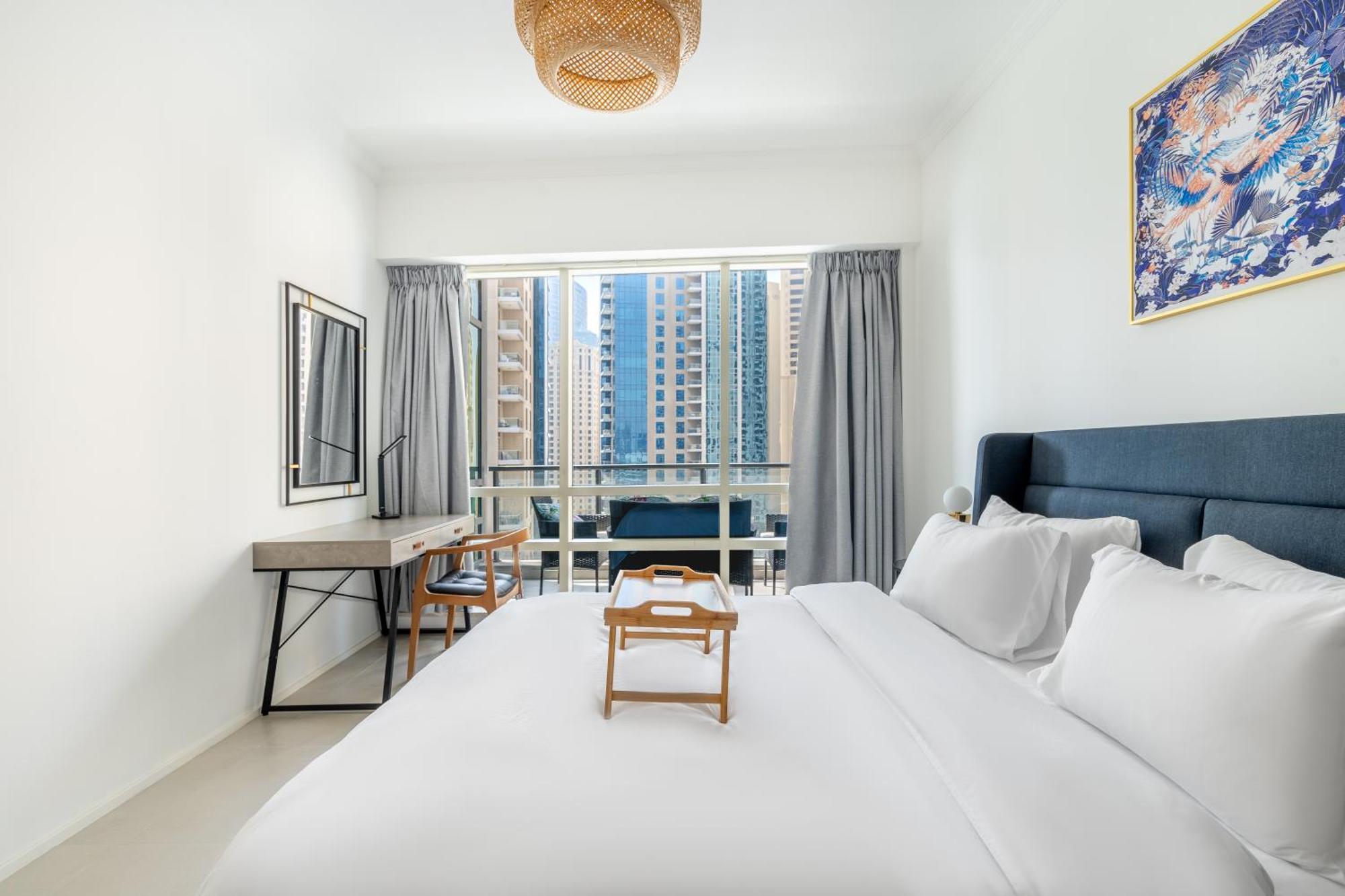 Summer Deal- Best Marina Views- Spacious & Premium 1Bdr Apartment - 3Mn Walk To Tram, Jbr & Beach (Adults Only)