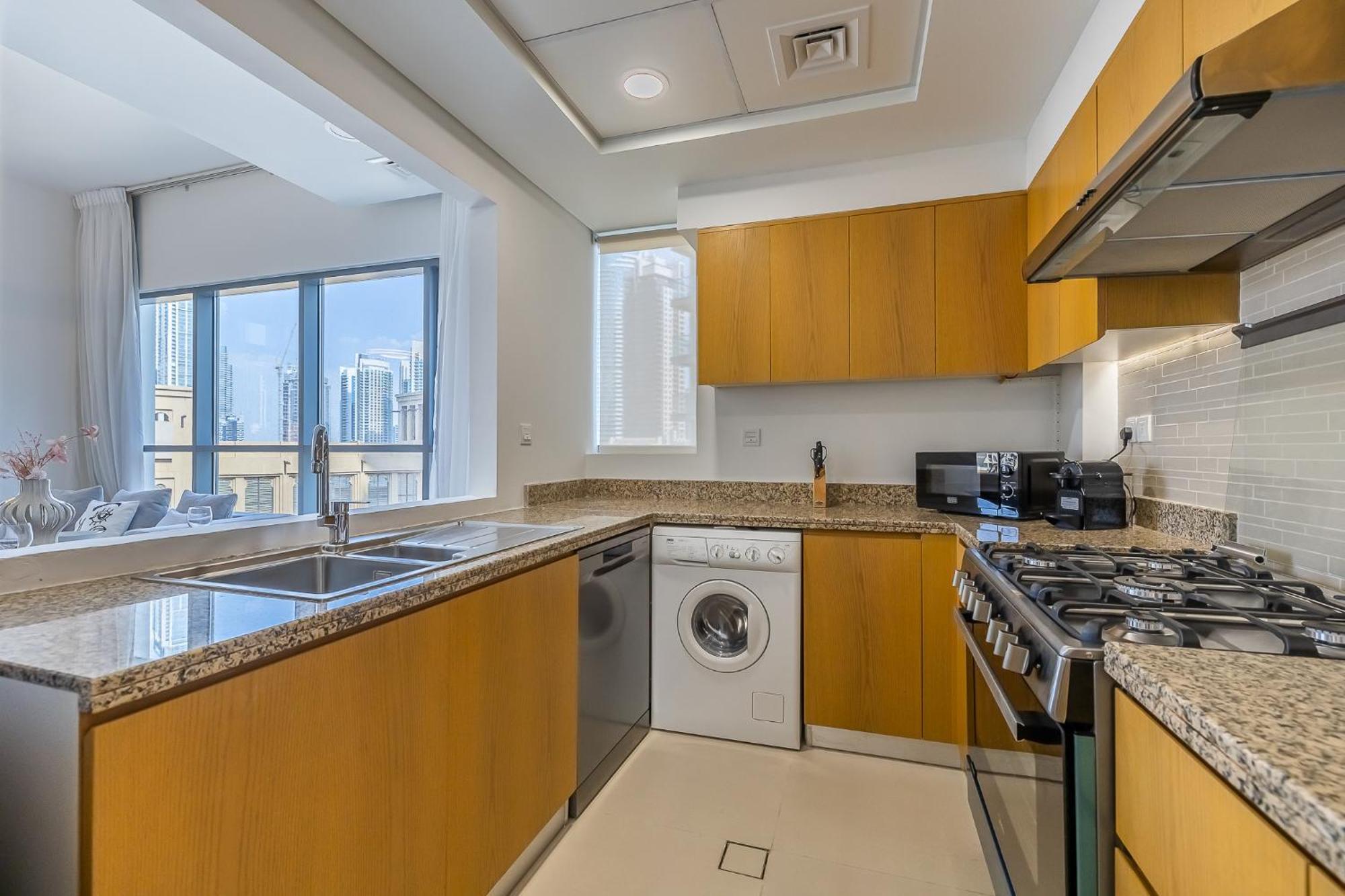 Apartment With Burj Khalifa View I Bellevue Tower *