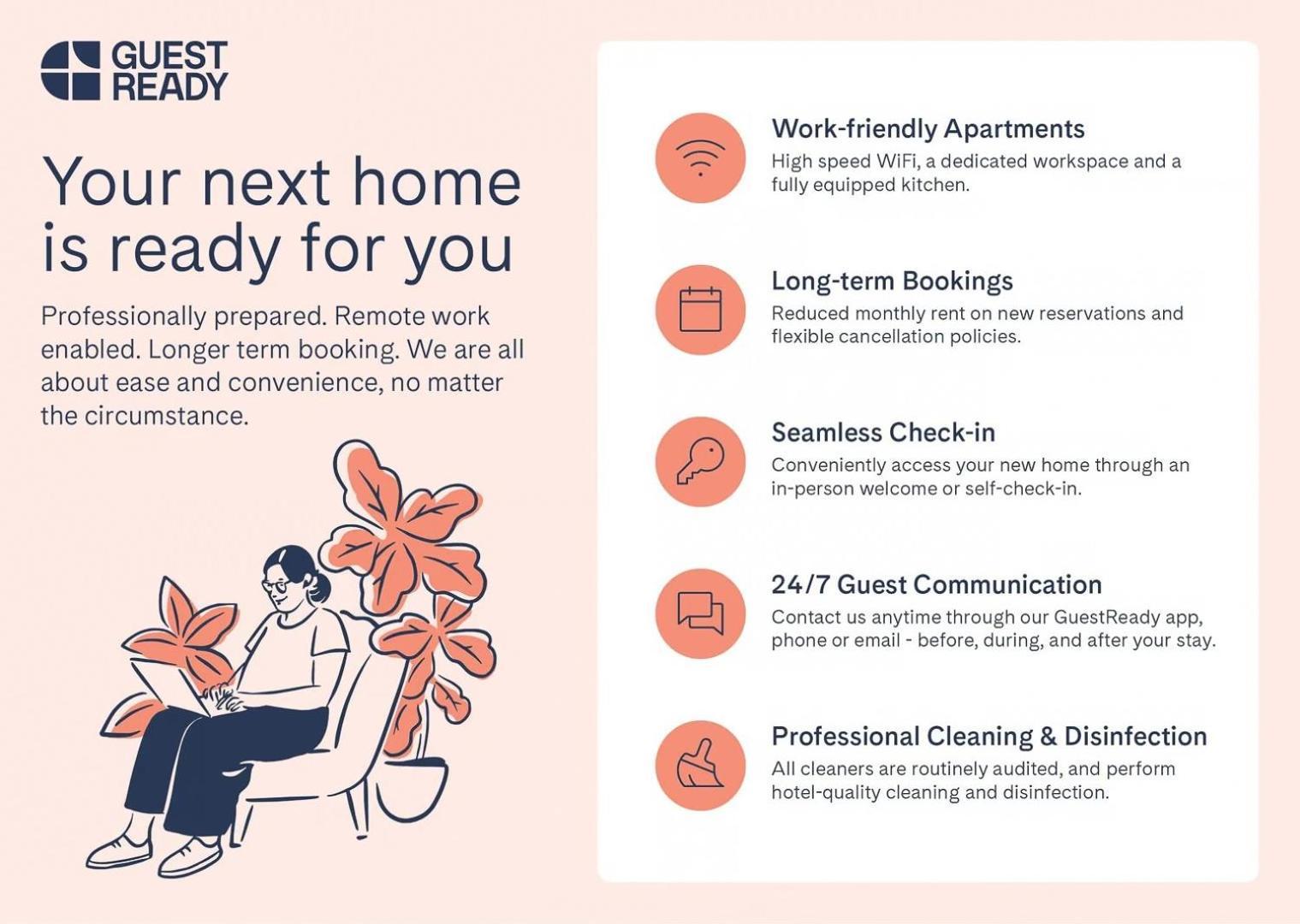 Apartment Guestready Homes - Downtown Lux *